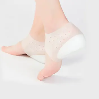 

2pcs=1 PAIR Invisible Height Lift Heel Pad Sock Liners Increase Insole Pain Relieve