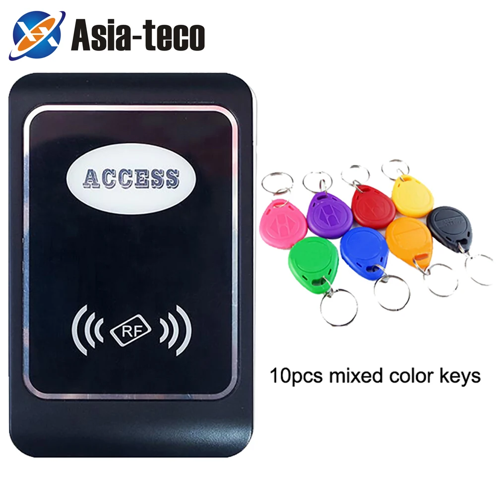 ID AC 10 mixed keys RFID считыватель карт, устройство контроля доступа, водонепроницаемый 13,56 МГц/125 кГц, считыватель бесконтактных карт, Wiegand34 IP65 считыватель - Цвет: ID AC 10 mixed keys