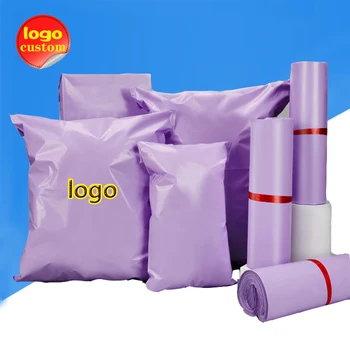 

Light Purple Poly Mailer Express Bag Envelope Plastic Shipping Self Adhesive Delivery Packing Gift Post Courier Bag Custom Logo