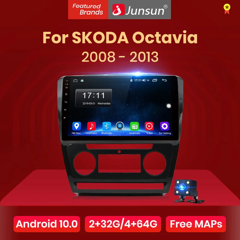 Автомагнитола Junsun на Android 10 с голосовым управлением мультимедийный видеоплеер