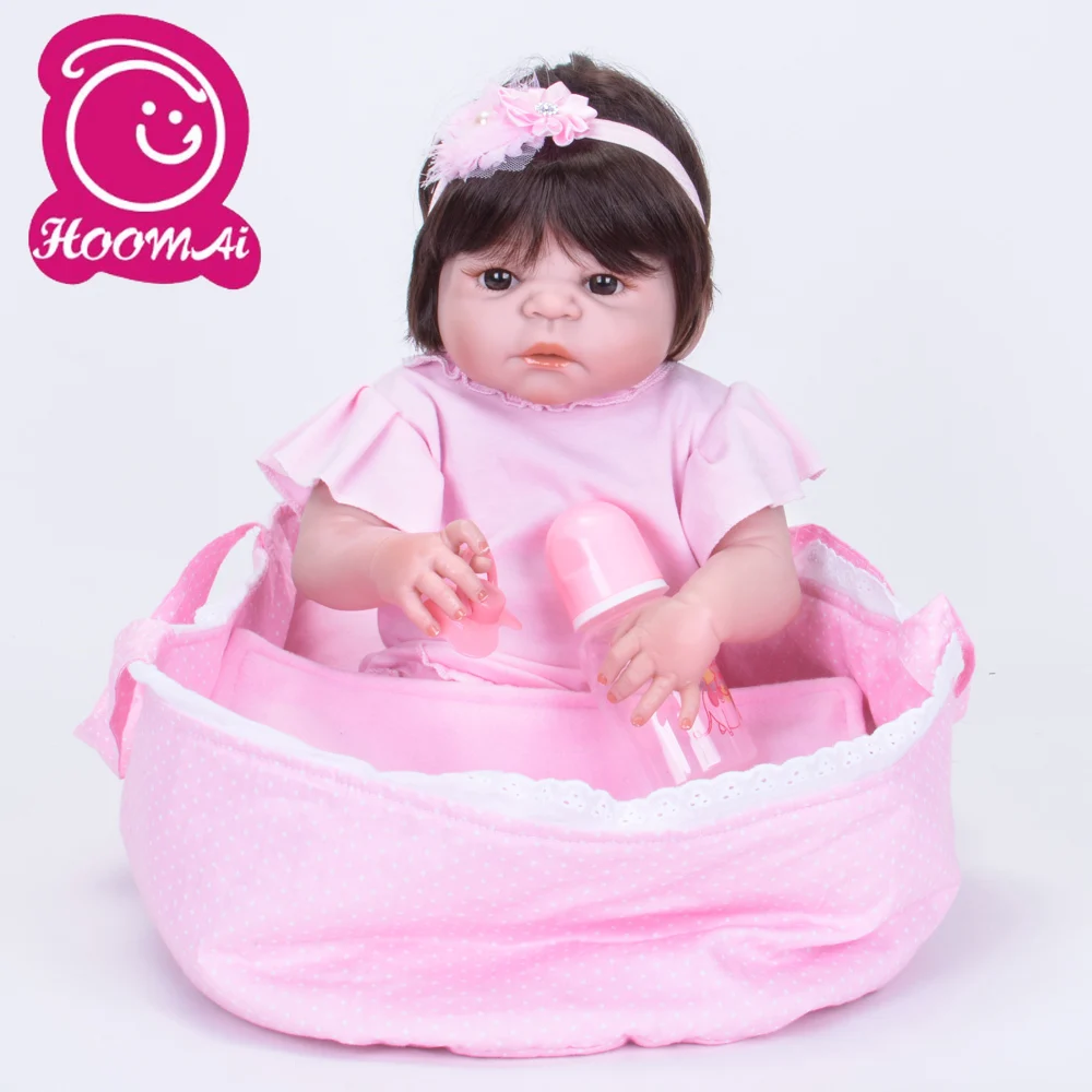 2" горячая Распродажа куклы Reborn Baby Toy 55 см мягкий полностью силиконовый виниловый реалистичный Bebe Baby Doll реалистичный детский подарок на день рождения