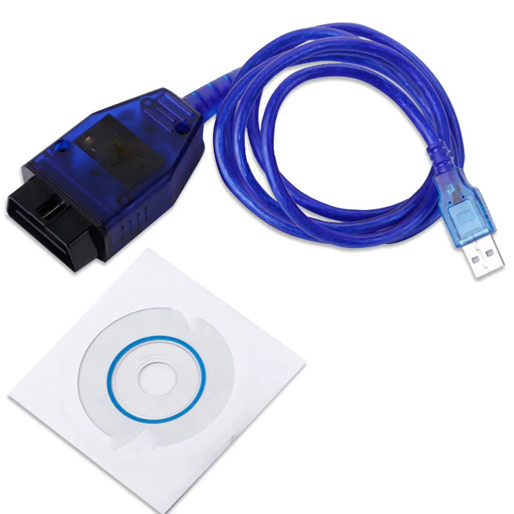 Два цвета USB кабель KKL VAG-COM 409,1 для OBD2 II диагностический сканер VW/Audi/Seat VCDS YX инструменты