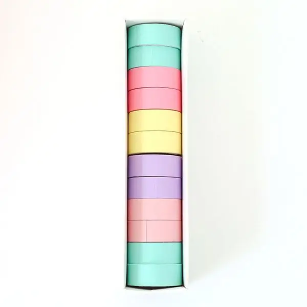 Washi Tape Set Masking Tapes Washitape Fruit Stickers Scrapbooking Wash Cinta Adhesiva Decorativa Decorative Kawaii Papelaria - Цвет: 12 pcs washi tape