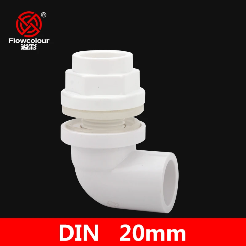 Color: Grey, Thread Specification: 63mm Xucus UPVC Union Pipe Fittings Coupler Water Connector for Garden Irrigation Hydroponic System ID 20mm-110mm 1Pcs 