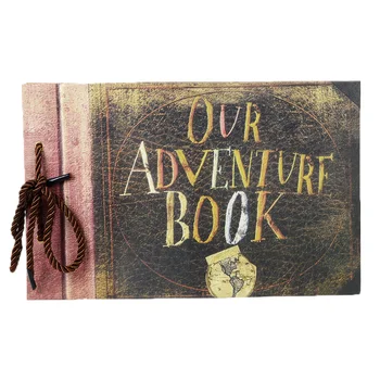 

Our Story Scrapbook Photo Album Adventure Memory Book Cover Brown Paper DIY
