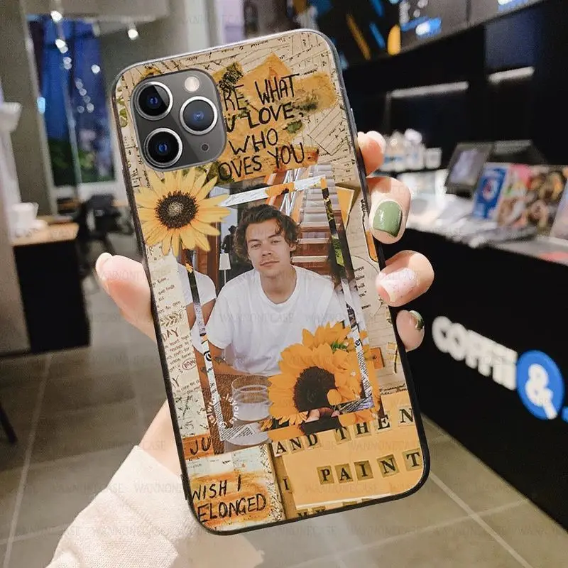 Harry Styles Pink Flowers 