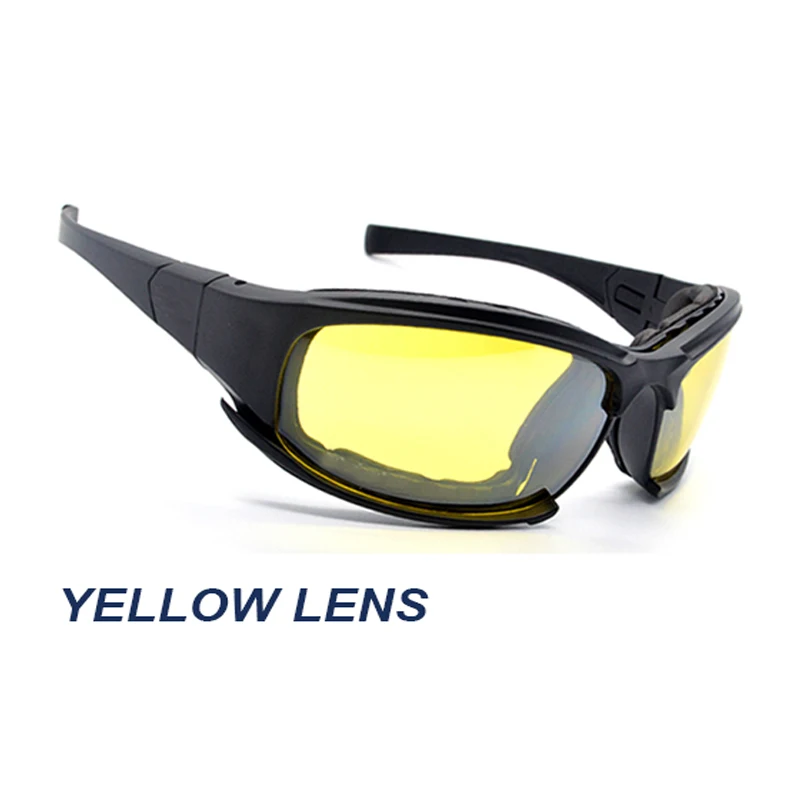 Outdoor Hiking Protective Army Men's Sunglasses 4 Lens 2021 Tactical Daisy X7 Polarized Glasses Airsoft Shooting Military Goggle