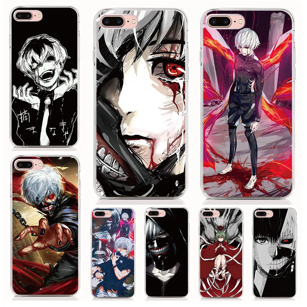 

For ZTE Nubia Z9 Mini Z7 Z11 Max Blade V8 V7 V6 X7 A510 L2 L3 Axon 7 Max Back Japanese Anime Bloody Tokyo Ghouls Phone Cases