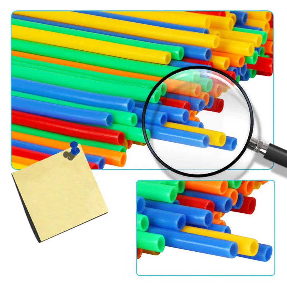 

4D DIY Toy Creative Straw Building Stitching Blocks Game Brain Developed Handcrafted Plastic Intelligence Educational Toy