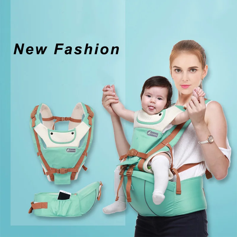 Переноска для ребенка сумка-кенгуру дышащая передняя сторона детская переноска Детский рюкзак сумка обертывание слинг для новорожденных