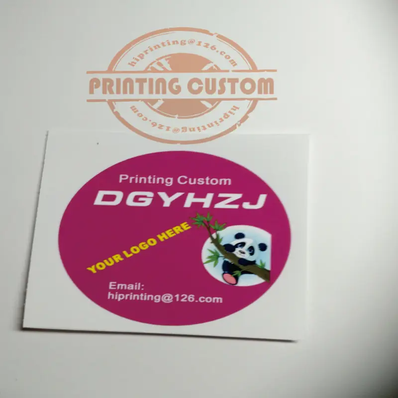2x2 дюйма белая виниловая наклейка печать на заказ/kiss cut sticker