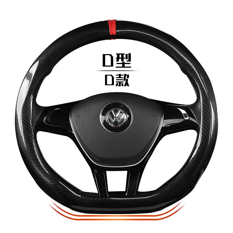 Карбоновый кожаный чехол на руль автомобиля для Nissan Tiida Sylphy 2012- Versa- Versa Note - Название цвета: CFZ-9-6NMP-FXPT