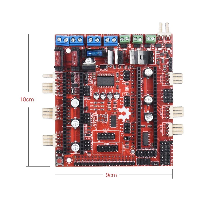 Плата управления, материнская плата 3D-принтера Reprap Ramps-Fd Shield Ramps 1,4 Плата управления совместима с Arduino Due 3d printer Co