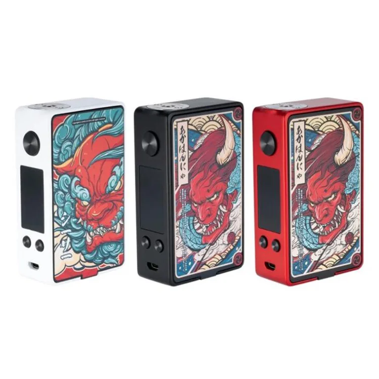 Koop Originele Vapelustion Hannya 230 W Tc Doos Mod Dual 18650 Vape Mod Hannia Bypass 510 Draad Ecigarette Mod