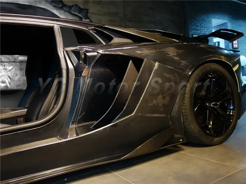 

Автомобильные аксессуары, вентиляционные отверстия для крыльев из углеродного волокна, подходят для 2011-2014, вентиляторы для крыльев в стиле BKSS LP700 LP720