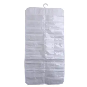

72 Pocket Jewelry Hanging Storage Organizer Holder Earring Bag Pouch Display Hot