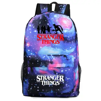 

Stranger Things Fashion Backpacks Women&Men School Bags Laptop Travel Bags Teenage Notebook Backpack Mochila Feminina