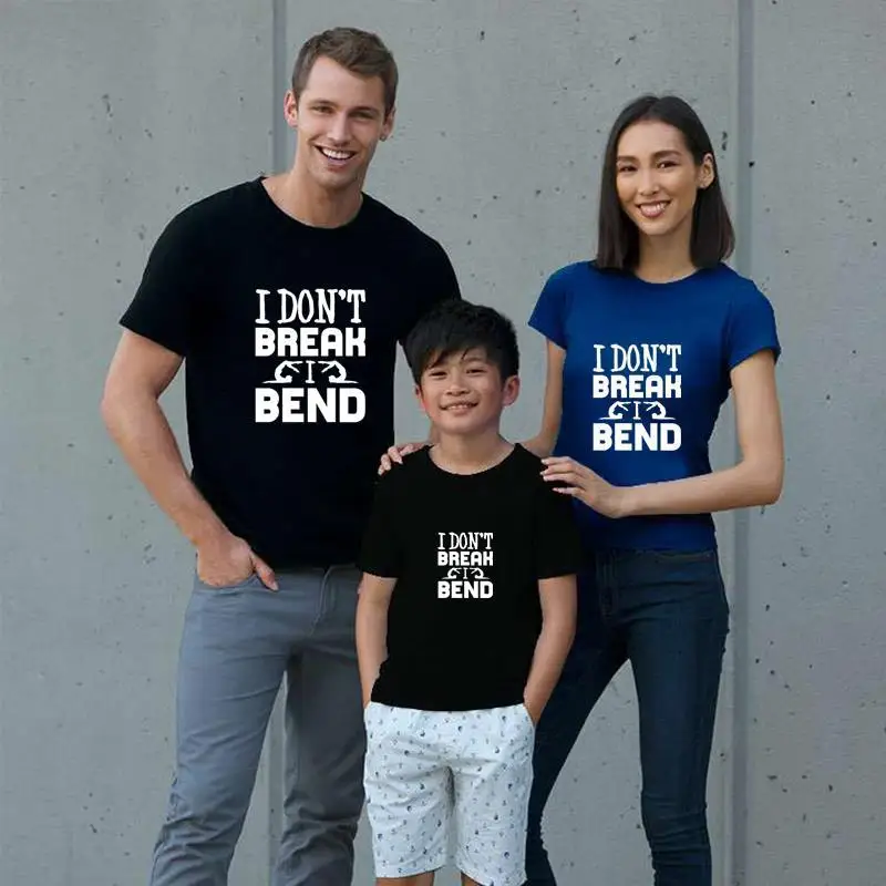 

Design I Dont't Break I Bend Acrobatics Gymnast t-shirt plus sizes s-136xl Casual hip hop Kawaii mens t-shirts