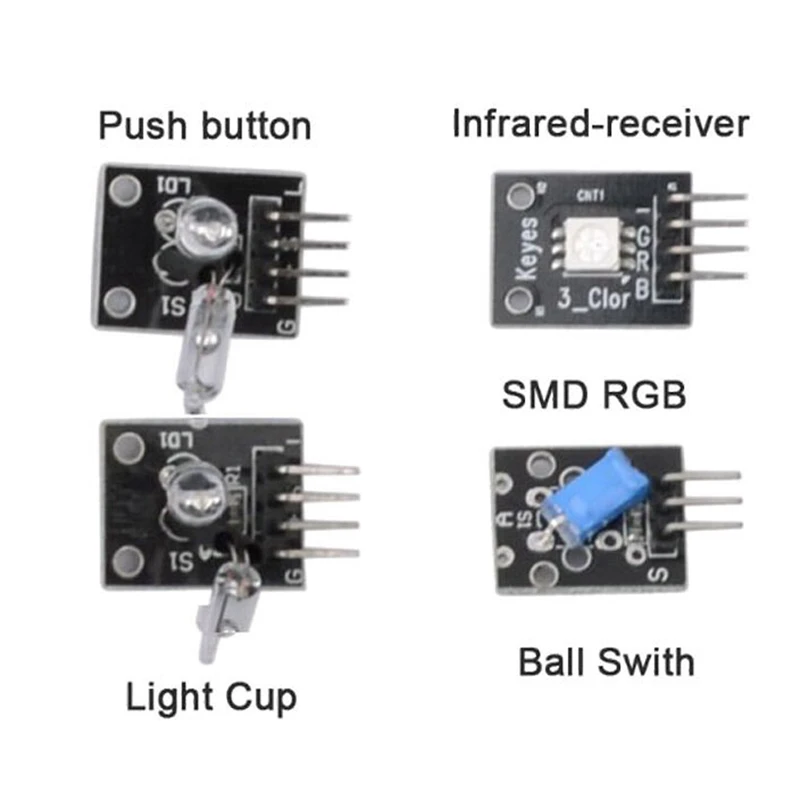 Умная электроника 37 в 1 комплект сенсорных модулей для Arduino и Mcu обучающего пользователя