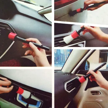 

Motorcycles Brush 6pcs Detailing Kit Boar Hair Vehicle Auto Wheel Clean