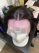 Transparente barato pelucas de encaje 180 densidad 30 32 pulgadas hueso recto pelucas de cabello humano T parte peluca largo cabello brasileño pelucas para mujeres