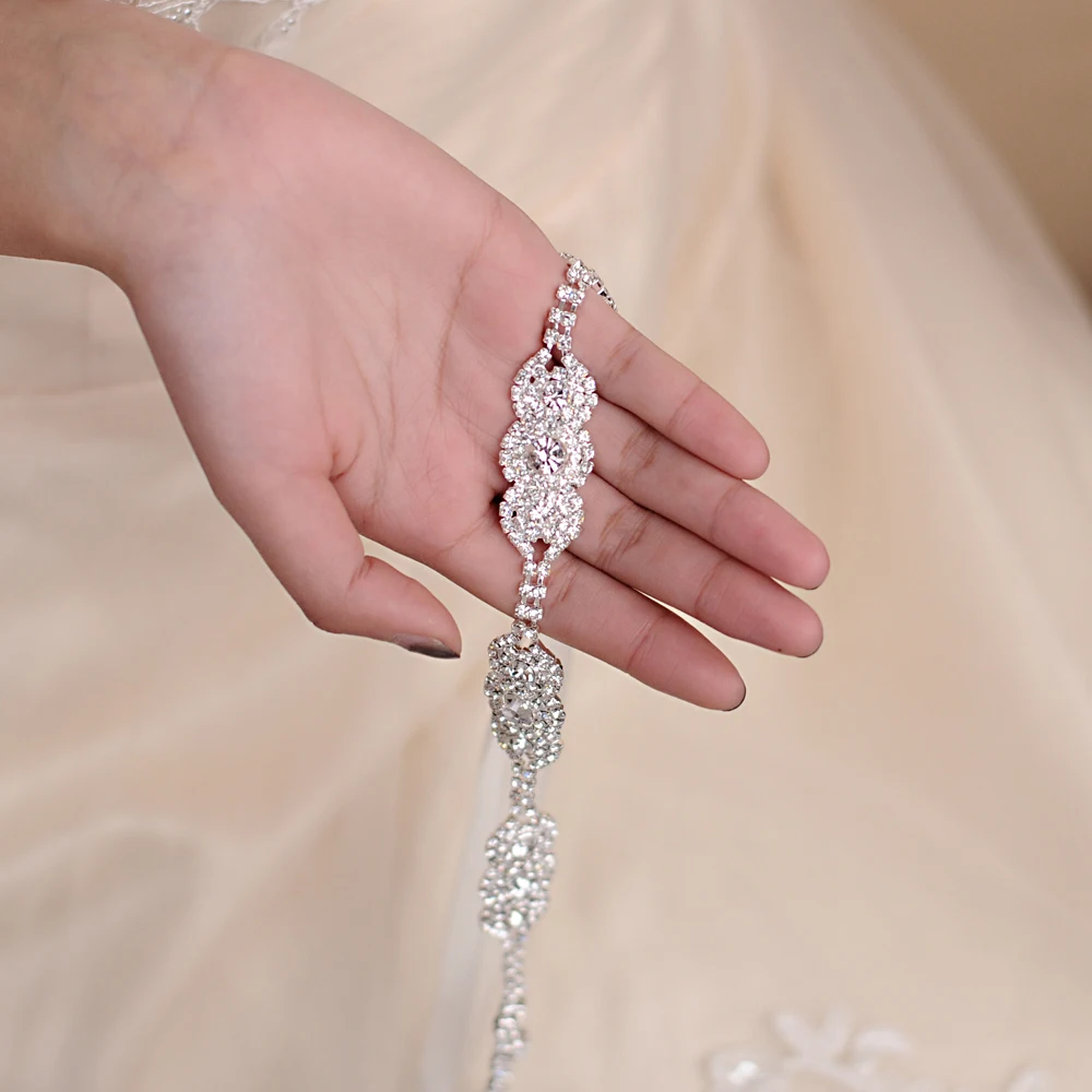 TRiXY S215 Стразы Свадебные ремни очаровательные хрустальные свадебные Ремни Пояс аксессуар для свадебного платья вечерние ленты пояса