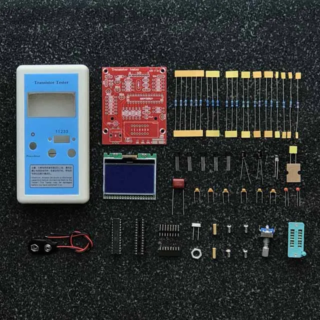 

A6-- DIY kit to measure inductance resistor capacitor diode M12864 DIY kit tester Transistor