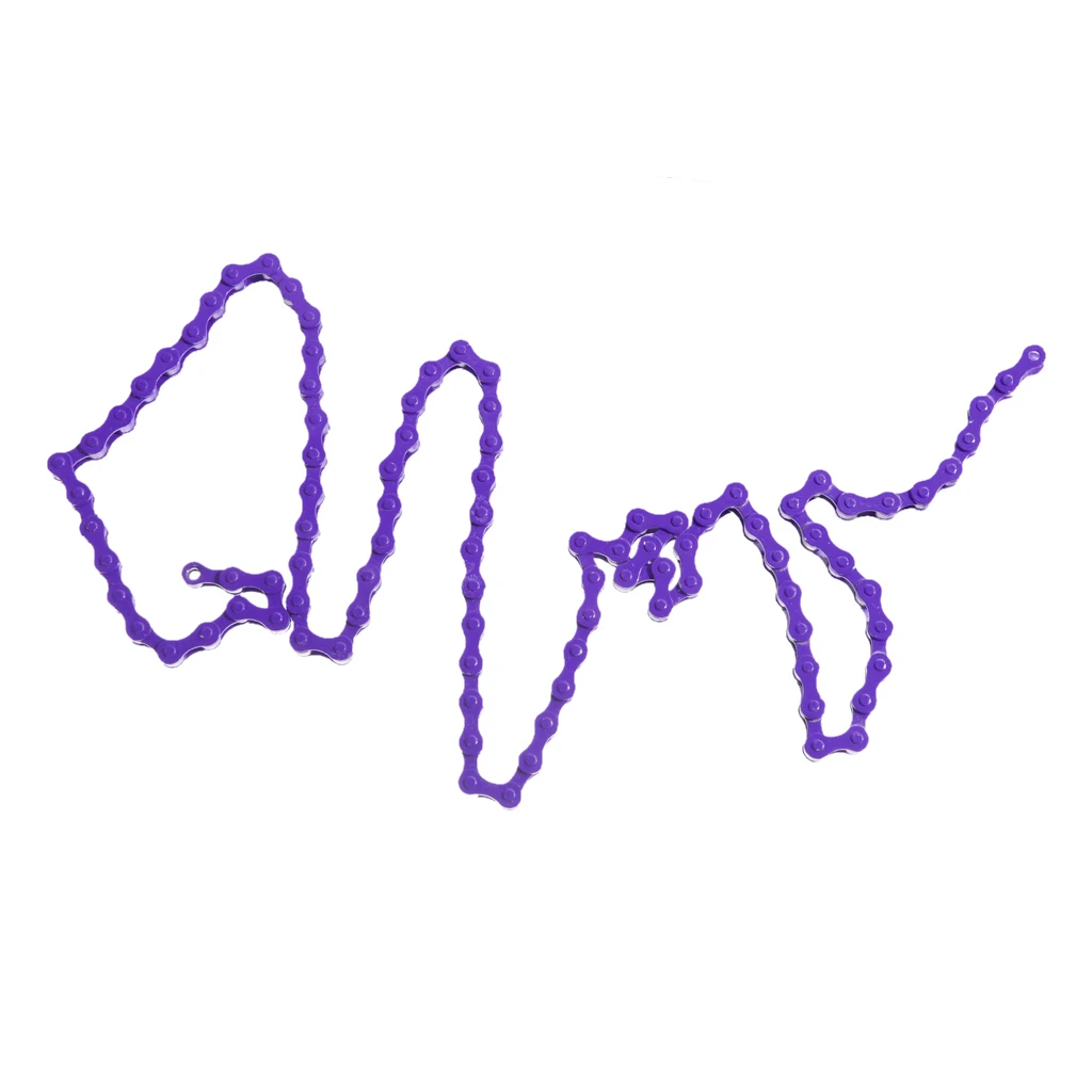

Bike Chain Fixed Gear Track BMX Single Chains 1/2" X 1/8" Purple