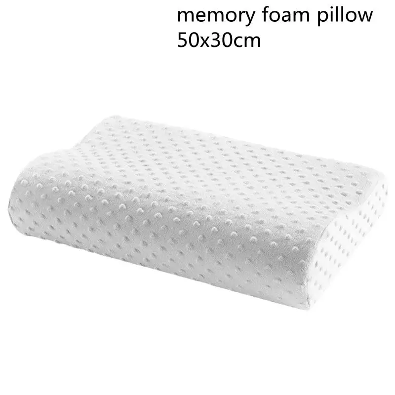 memory foam pillow Urijk 60*38 см подушка для постельных принадлежностей из пены с эффектом памяти дышащая Массажная латексная подушка медленное восстановление здоровья защита шейки шеи - Цвет: memory foam pillow