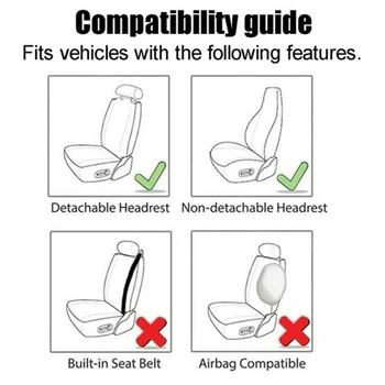 

Sunflower Auto Car Seat Covers For Front Seats Protector Universal Fit 2 Pcs