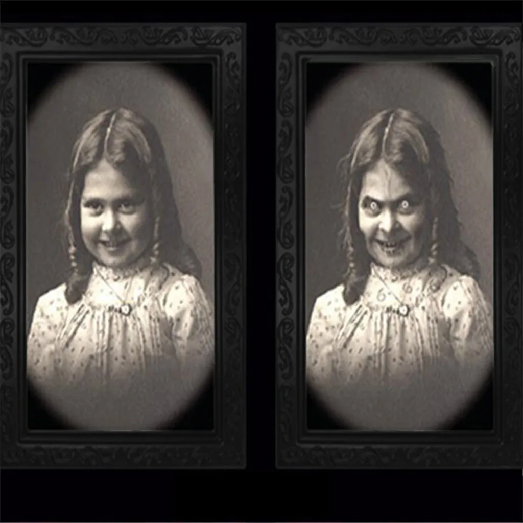 Хэллоуин бар дом с привидениями ужас фоторамка объектив 33D призрак Фестиваль