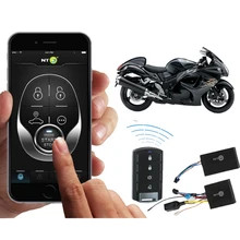 Système d'alarme de sécurité avec traceur GPS, Anti-vol en temps réel, démarrage/arrêt du moteur par application ou télécommande pour voiture moto NTG02M
