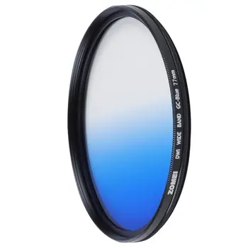 

Zomei GND Camera Round Filter Optical Ultra Thin Graduated Neutral Density Filter Blue Red Orange 49mm 52mm 58mm 67mm 72mm 77mm