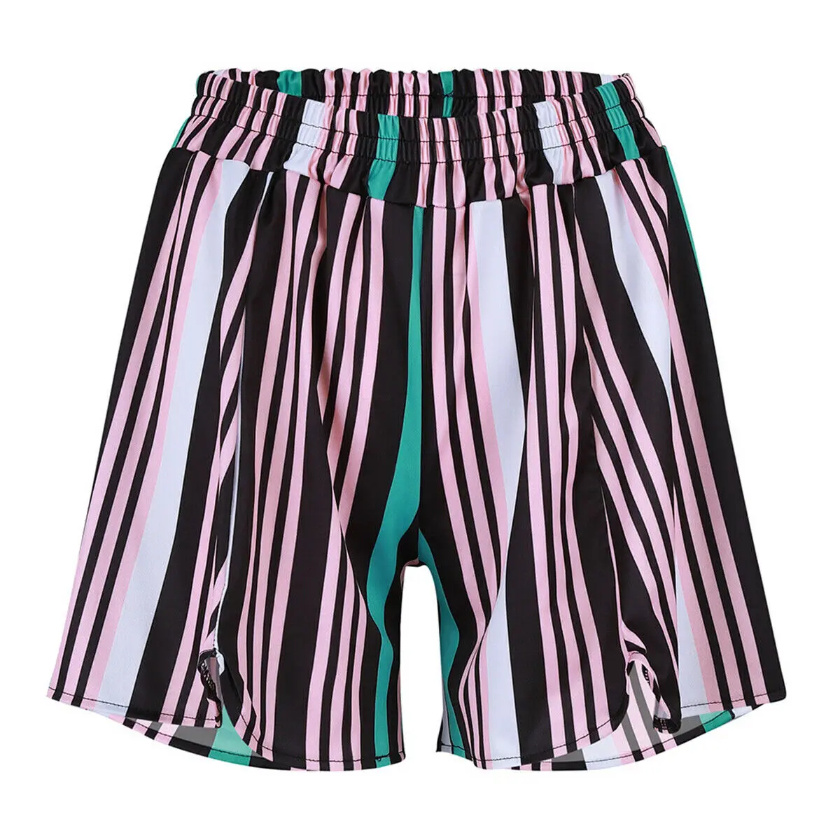 Hirigin женские популярные штаны для девочек, повседневные свободные шорты, пляжные эластичные шорты с высокой талией