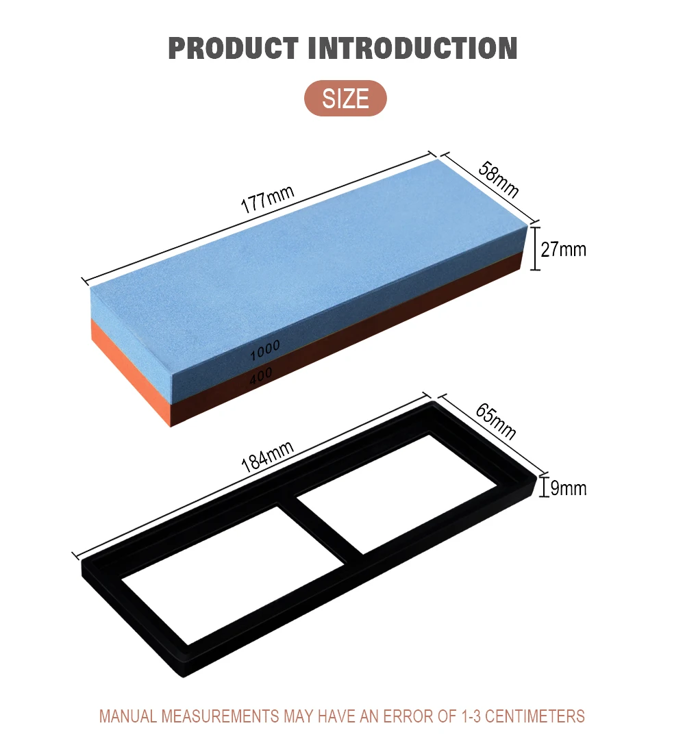 Sowoll 1 шт. 240/800 зернистый кухонный точилка для ножей двухсторонняя заточка каменный корунд точильные камни Профессиональный масляный камень