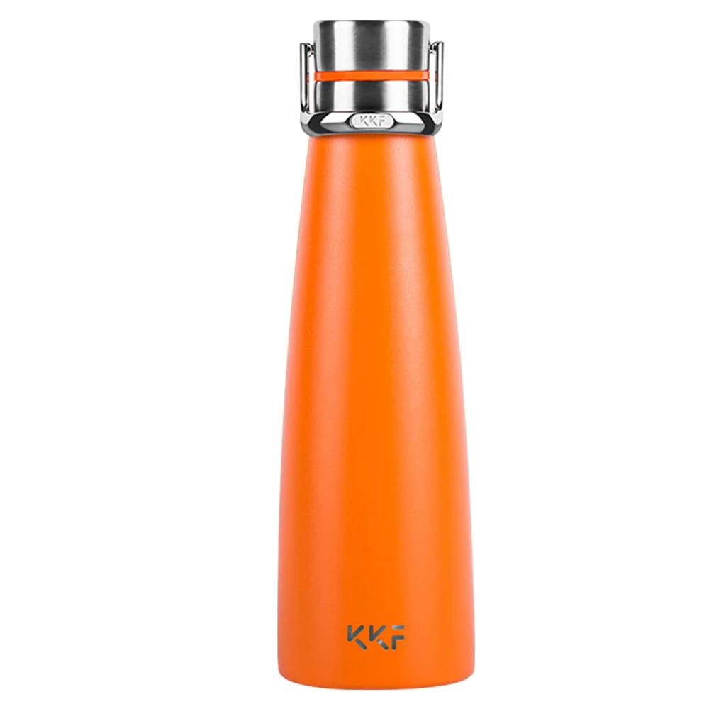 Xiaomi KKF Вакуумная бутылка 24 часа в сутки изоляционная чашка термосы Нержавеющая сталь термос 475 мл кружка для путешествий, Портативный спортивные холодной чашки - Цвет: Orange