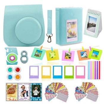 

FULL-for Fujifilm Instax Instant Film Camera, Including Carry Bag/Photo Album/Stickers/Lens Etc.