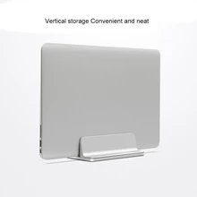 Алюминиевый сплав кронштейн книжная полка вертикальная подставка для хранения ноутбука держатель для ноутбука поддержка Macbook регулируемый держатель для ноутбука