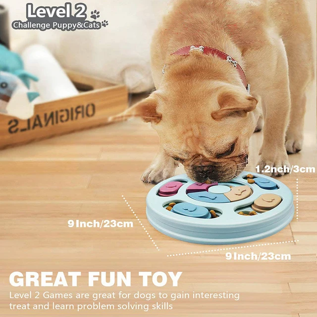 Dog Puzzle Toys Slow Feeder Interactive Increase Puppy IQ Food Dispenser Slowly Eating NonSlip Bowl 6
