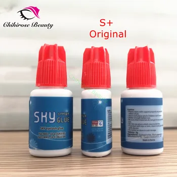 

100 bottles 1-2s Dry Time Most Powerful Fastest Korea Sky Glue S+ for Eyelash Extensions MSDS Adhesive red Cap lasting 6- 7weeks