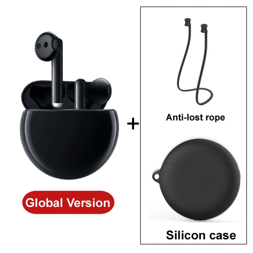 Black add case Беспроводная гарнитура huawei Freebuds 3 с глобальной версией, TWS, Bluetooth, наушники с активным шумоподавлением, Bluetooth 5,1, 20 часов работы - Цвет: Black add case