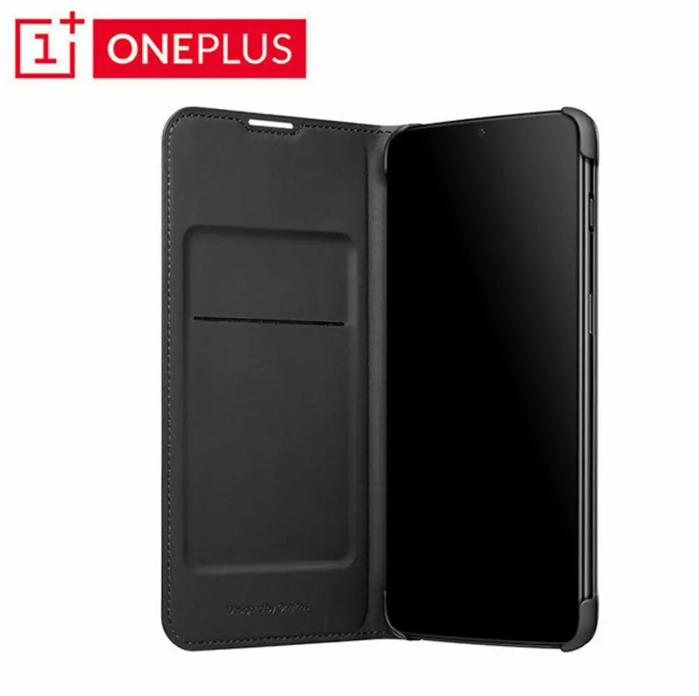 Официальный флип-чехол для Oneplus 6 T, чехол из искусственной кожи, кошелек, чехол для карт, смарт-чехол для сна/пробуждения