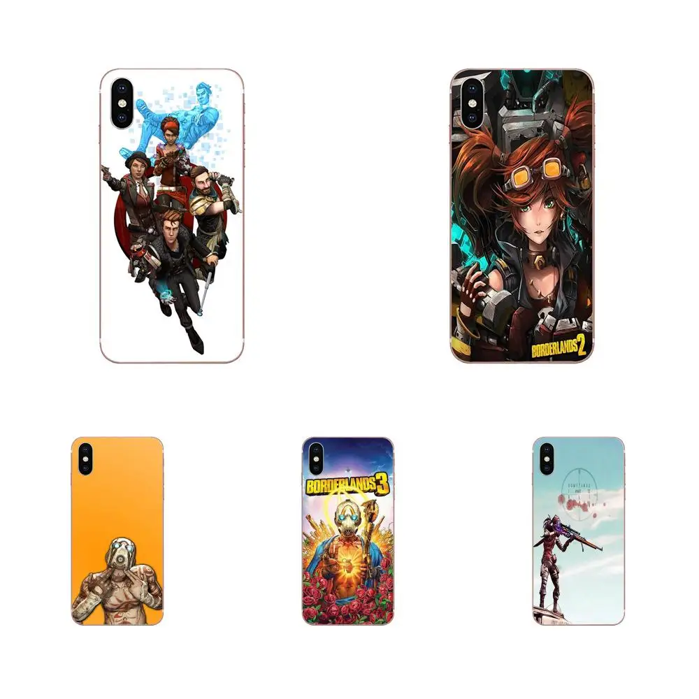 

For Xiaomi Redmi Note 2 3 3S 4 4A 4X 5 5A 6 6A Pro Plus Soft Silicone TPU Transparent Cell Phone Case Cover Borderlands