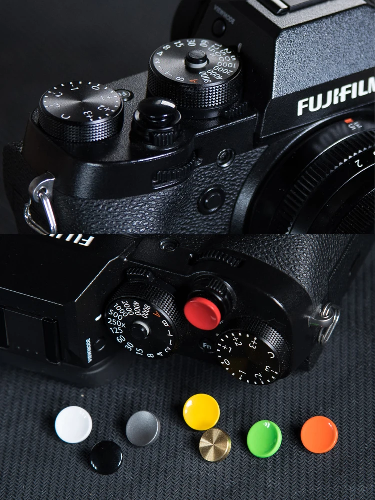 Вогнутая поверхность металлическая мягкая кнопка спуска затвора камеры для Leica/Canon/Nikon/Minolta/Fujifilm Fuji XT20 X100F X-T2 X100T X-T10