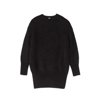 

Women Dress New Wool Blend Round Neck Knit Dress