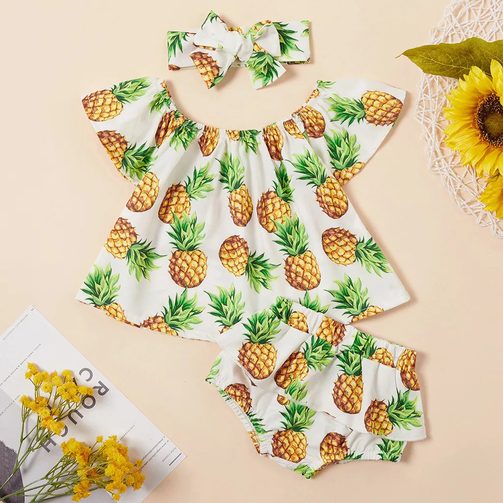 pineapple baby girl clothes