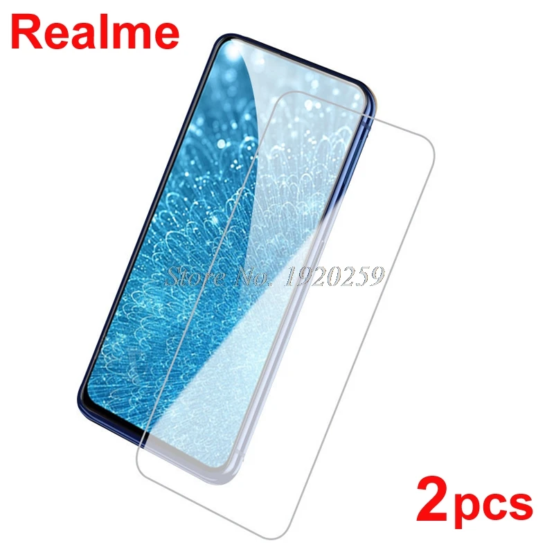 Стекло для Realme 5i 5s 6i 6s 7i 7s 5 6 7 Pro C3 защитная пленка экрана из закаленного стекла с