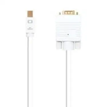 Кабель конвертер Mini DP в VGA белый 3 м |