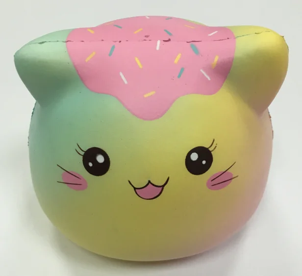 Punimaru Squishy Color KT head Scent cute Very slow slow rebound Christmas Gift For Children Kid Toy - Цвет: colour