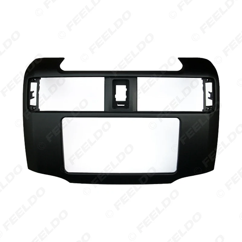 FEELDO Автомобильный CD/DVD аудио стерео рамка для приборной доски для Toyota 4runner 2012 2DIN радио приборная отделка для коробки передач набор# AM4903